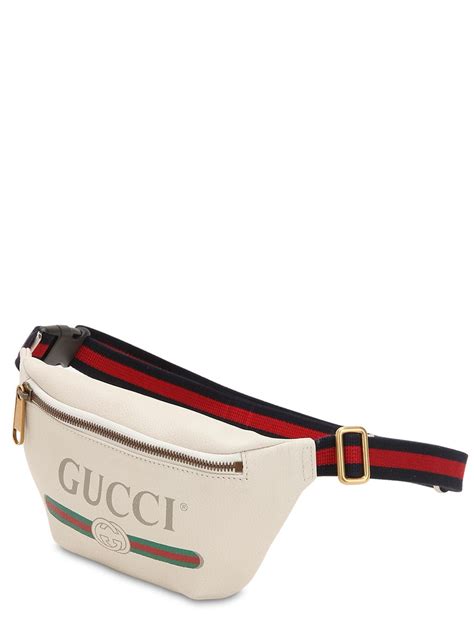 white gucci belt bag